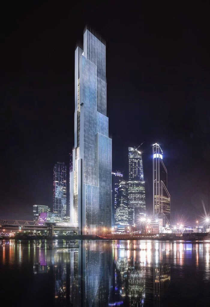 A project for a 400-meter skyscraper near Moscow City was agreed - Moscow, Building, Future, Longpost