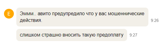 Авито убивает репутацию! - Моё, Авито, Обман, Наболело, Негатив, Скриншот