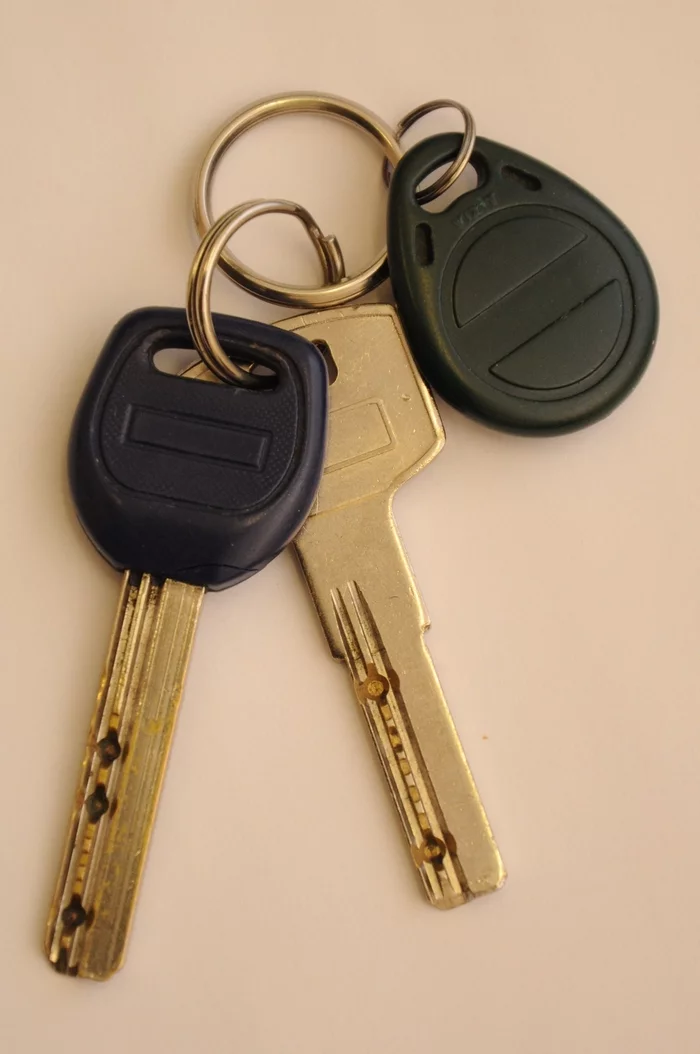 Apartment keys - My, Keys, Apartment, Relationship, Confidence, My girlfriend