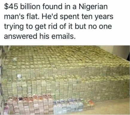 Was it spam? - Spam, Money, Nigerian letters, Wave of Boyans