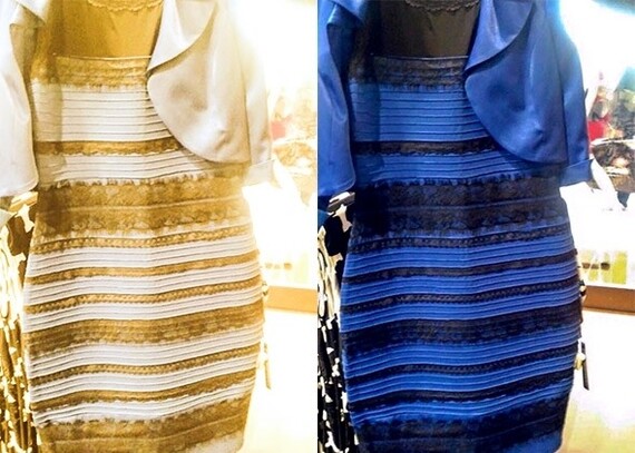 Почему одни видят платье черно-синим, другие бело-золотым. Научное объяснение