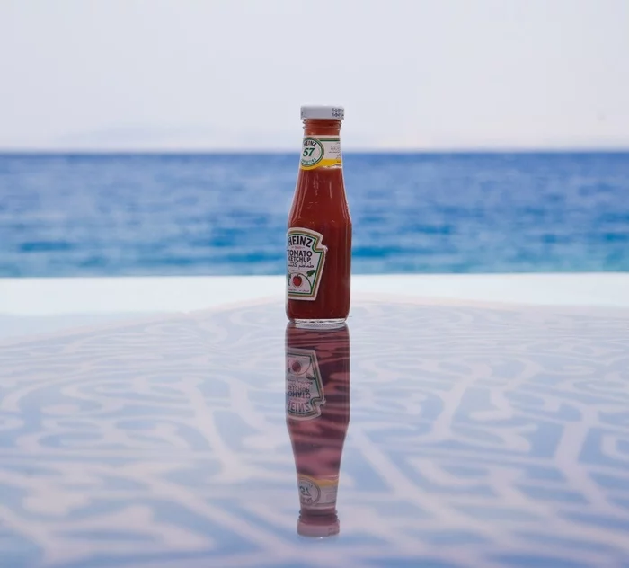 Just ketchup on the background of the ocean - My, The photo, Ketchup, Just