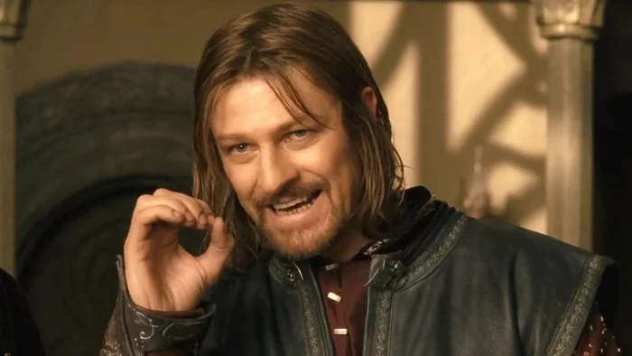 The man tells that it is impossible so simply. Screenshot from the new movie - Repeat, New films, Wave of Boyans, You can't just, Sean Bean