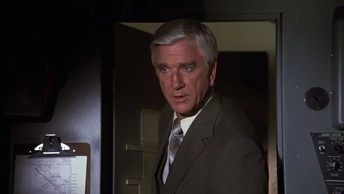I just came to wish you good luck - Leslie Nielsen, Airplane, Movies, Wave of Boyans, Comedy, I advise you to look, What to see, New films
