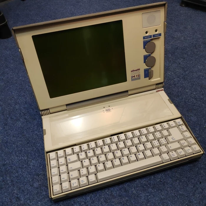 Olivetti M15 - Retro computer, Notebook, Olivetti, Longpost, Video