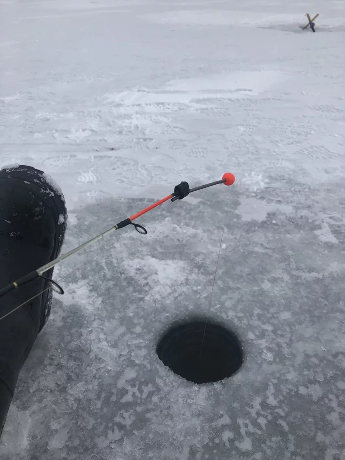 Winter fishing, first outing - My, Winter fishing, Ice fishing, Winter, Longpost