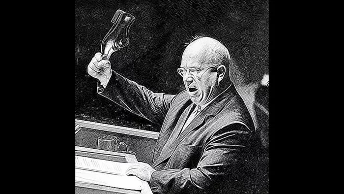 Khrushchev shows Kuz'kin's mother to America - Vital, Wave of Boyans