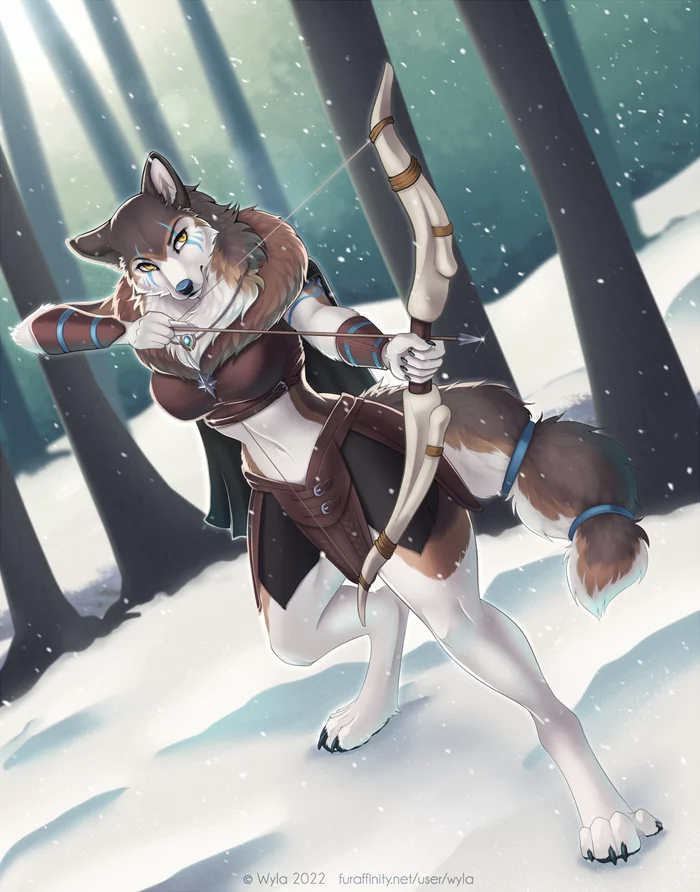 River - Фурри, Антро, Арт, Furry wolf, Wyla, Armello, Furry Art