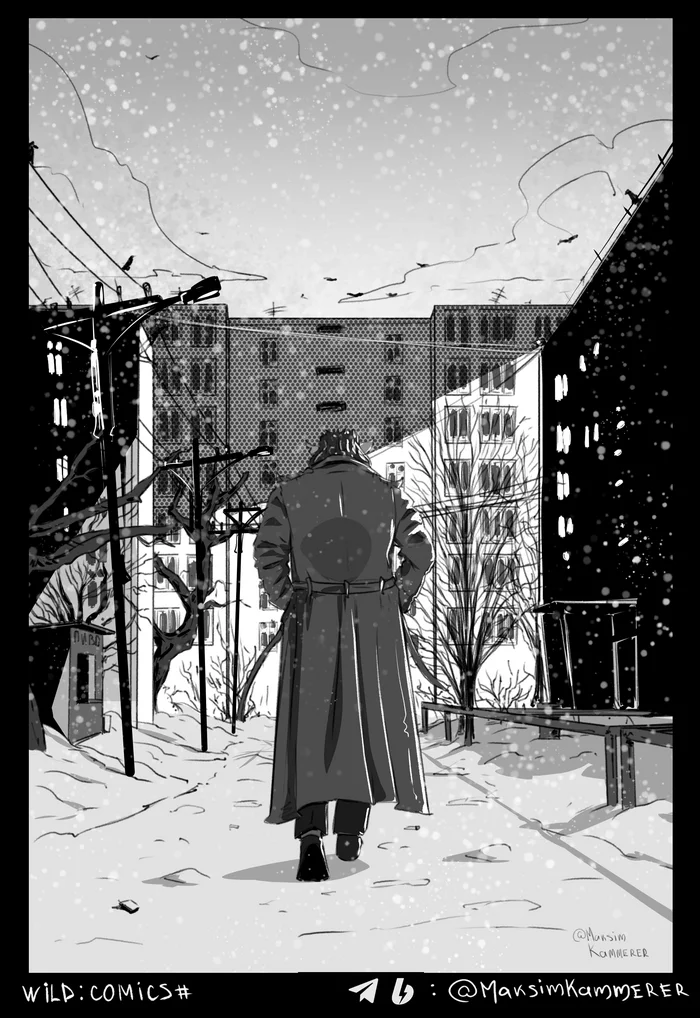 Noir Well, wait a minute! - Epilogue - My, Comics, Wait for it!, Soyuzmultfilm, Noir, Longpost