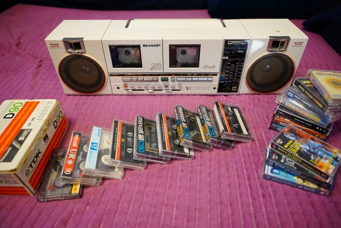 Dad made a royal fit - My, Riot, Wave of Boyans, Cassette recorder, Cassette, Old school