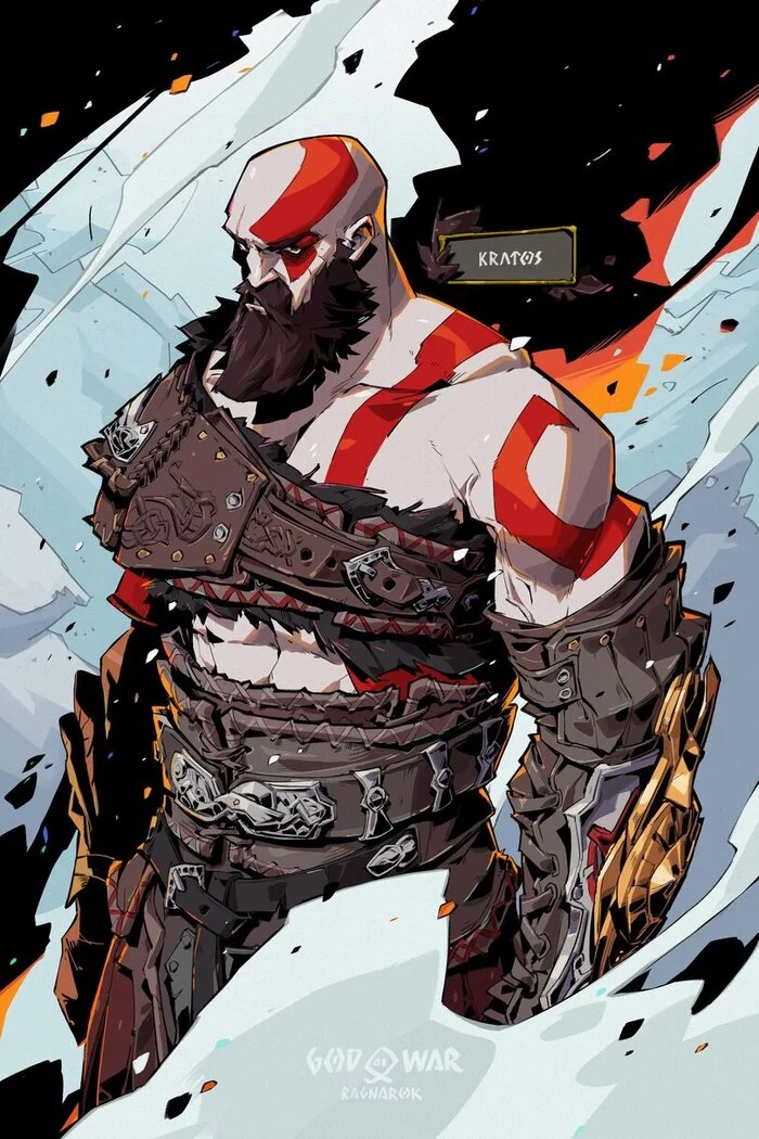 Kratos - Art, Kratos, God of war, Games