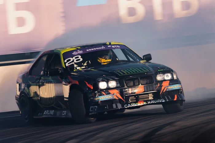 Drifting in winter as in summer: a selection of beautiful shots from the 1st stage of the Sochi Drift Challenge - My, Race, Автоспорт, Drift, Bmw, Tuning, Speed, Extreme, Sochi, Longpost, The photo