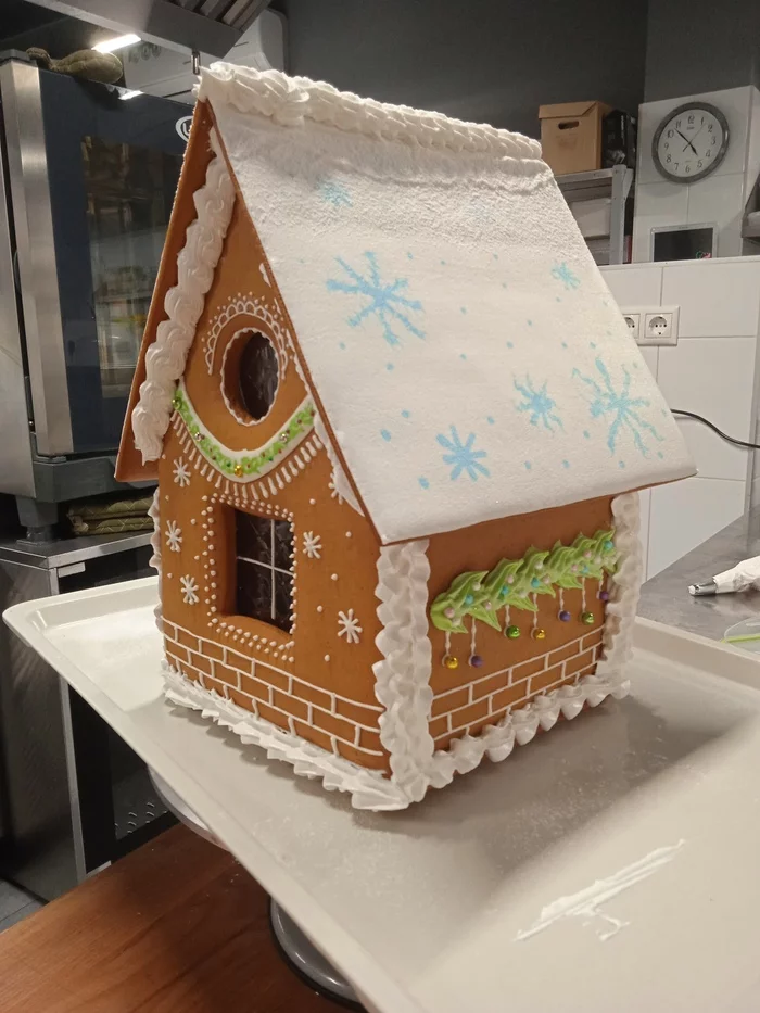 my gingerbread house - My, Gingerbread house, Sweets, New Year, Handmade