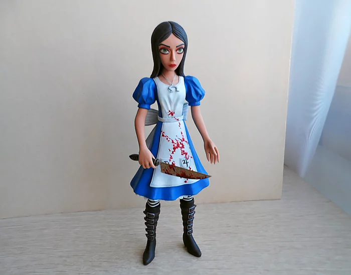 Alice Liddell - My, Handmade, Needlework without process, With your own hands, Hobby, Alice in Wonderland, Alice: Madness Returns, Longpost