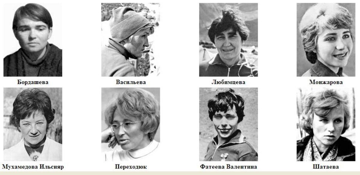 Гуреева памир. Группа альпинистов Эльвиры Шатаевой. Группа Шатаевой пик Ленина. Гибель группы Эльвиры Шатаевой на пике Ленина.