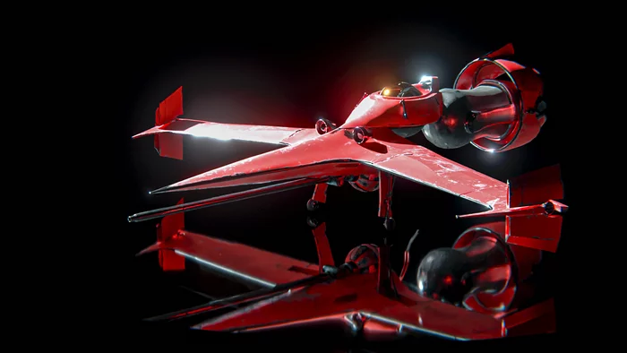 Swordfish II - My, Blender, 3D modeling, Computer graphics, 3D, Artstation, Swordfish, Cowboy bebop, Longpost
