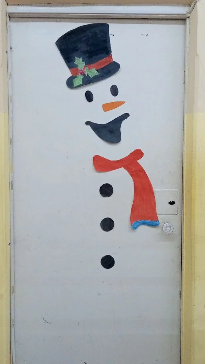 creative ideas post - My, No rating, New Year, School, Decoration, Door, Creation