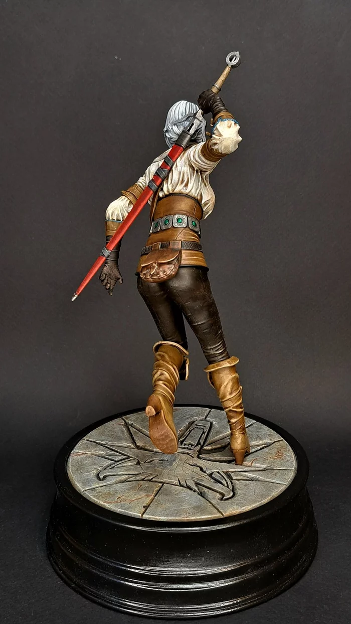 Ciri. The Witcher 3 - My, Hobby, Painting miniatures, Miniature, Modeling, Witcher, Ciri, Video, Vertical video, Longpost