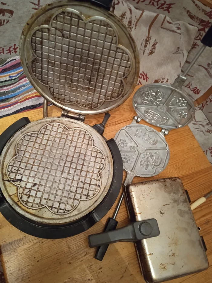 Waffle irons from childhood - My, Waffle iron, Made in USSR, Nostalgia