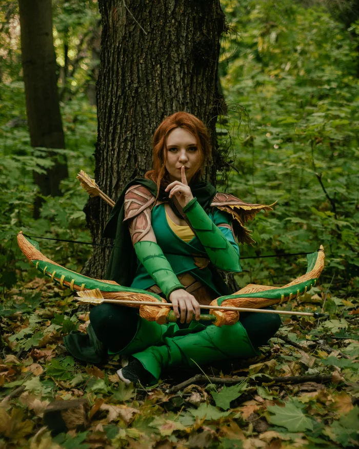 Dota 2, Windranger - Моё, Dota 2, Косплей, Своими руками, Dota, Windranger