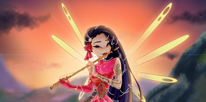 Sunset , , ,  , , Digital, Easy Paint Tool SAI, SAI, , , , , 2D