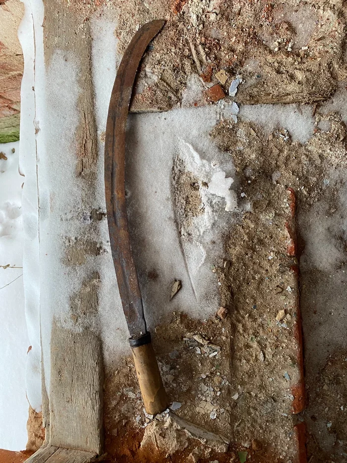 The strangest antique cleaver I've ever found - My, Search, Find, Knife-hatchet, Longpost