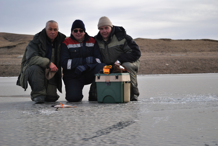 Зимняя рыбалка на драге | Пикабу
