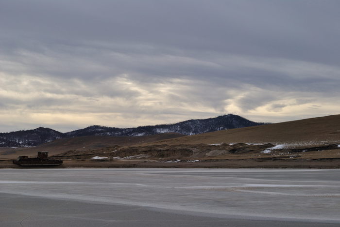 Зимняя рыбалка на драге | Пикабу