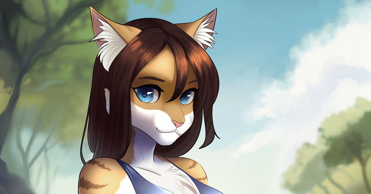 Very young teen fox girl furry