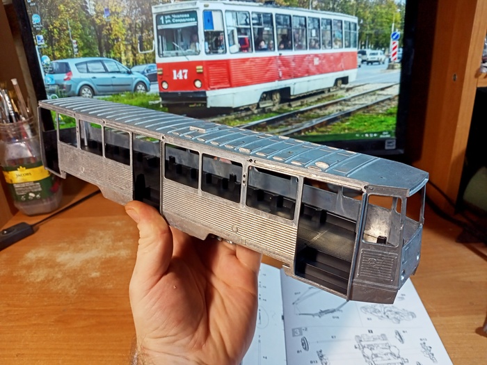 КТМ-5М3 (1/43 AVD Models). Заметки по сборке Стендовый моделизм, Моделизм, Масштабная модель, Хобби, Миниатюра, Покраска миниатюр, Своими руками, Рукоделие с процессом, Рукоделие, Сборная модель, Сборка, Аэрография, Обзор, Техника, Общественный транспорт, Транспорт, Трамвай, СССР, Электротранспорт, Подарки, Длиннопост