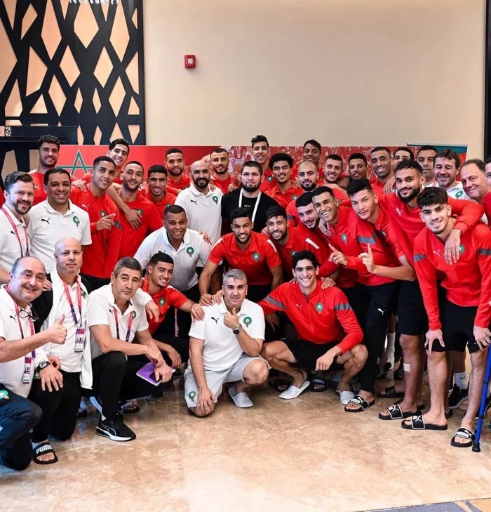 Khabib met with the team of the national team of Morocco - Khabib Nurmagomedov, Morocco, Sport, Athletes, Longpost