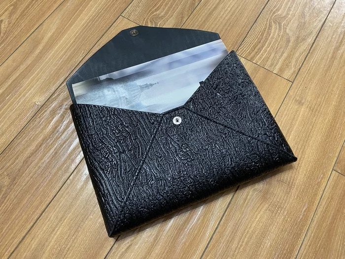 I sew from boredom 16. Folder - My, Leather, With your own hands, Longpost, Needlework with process