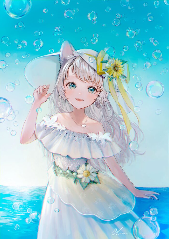    , Anime Art, Original Character, Animal Ears, ,  