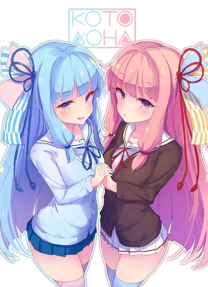 More twins)) - Anime, Anime art, Loli, Twins