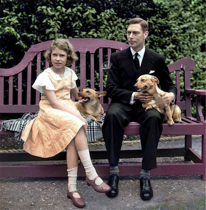 king with princess - Interesting, Images, King, Princess, Great Britain, The photo, England, Informative, 20th century