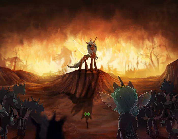 The Rise of Chrysalis - My little pony, Original character, Queen chrysalis, Changeling