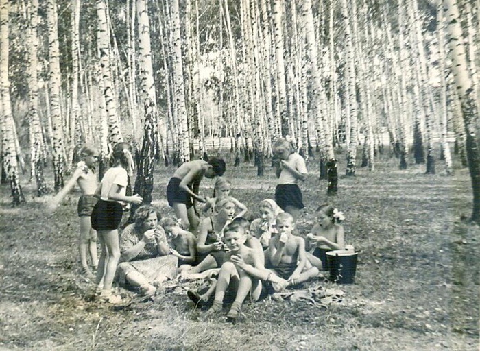 Поход, Подмосковье, 1959
