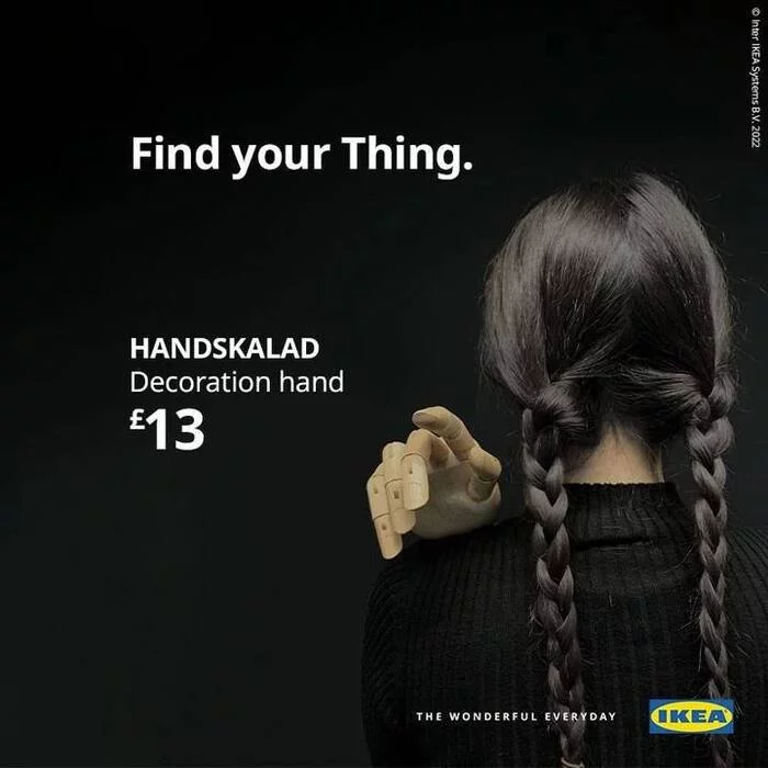 Ikea bravo! cool ad! - Wednesday, Creative advertising, Thing, Cool, Wensday (TV series)