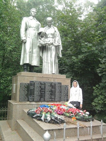 At the monument to the fallen - My, Monument, The soldiers, Memory