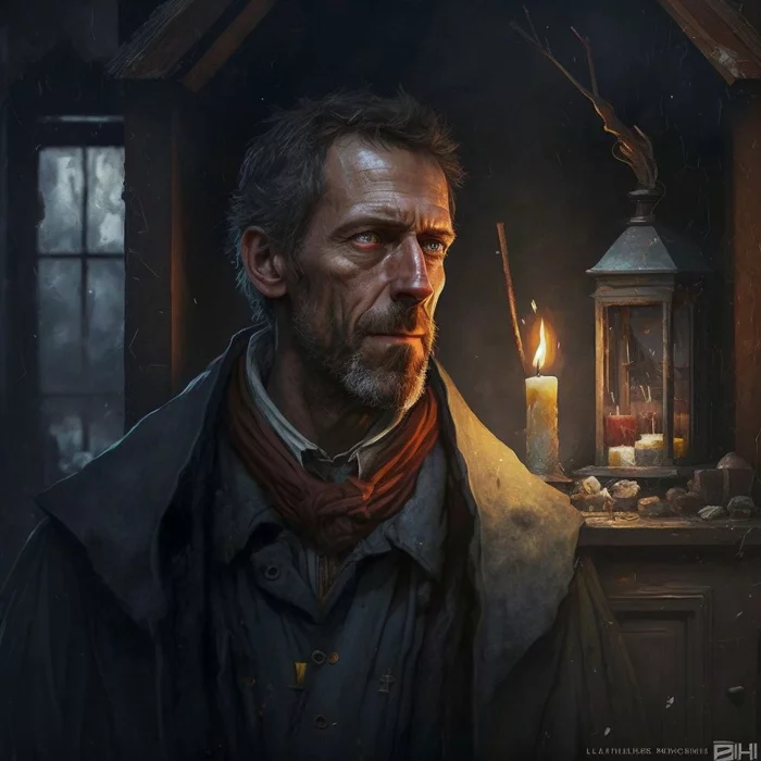 midjourney. House M.D. characters in medieval style - Midjourney, Нейронные сети, Art, Characters (edit), Dr. House, Middle Ages, Longpost