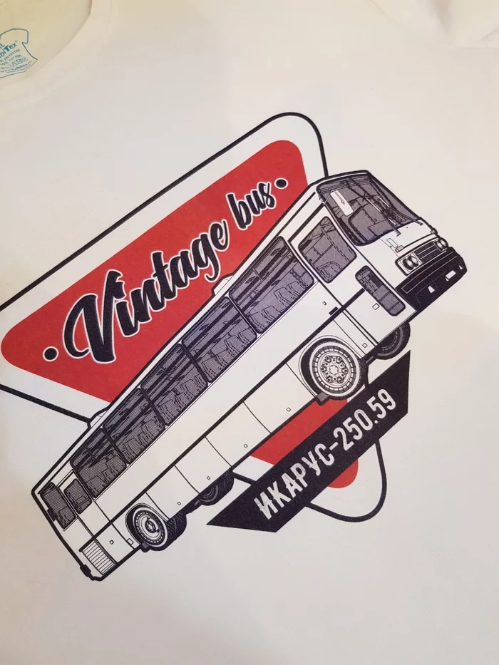 Bus T-shirts - My, Longpost, Illustrations, Graphics, T-shirt, Liaz, Ikarus, Groove, Manhole, Bus, Art, T-shirt printing, T-shirt