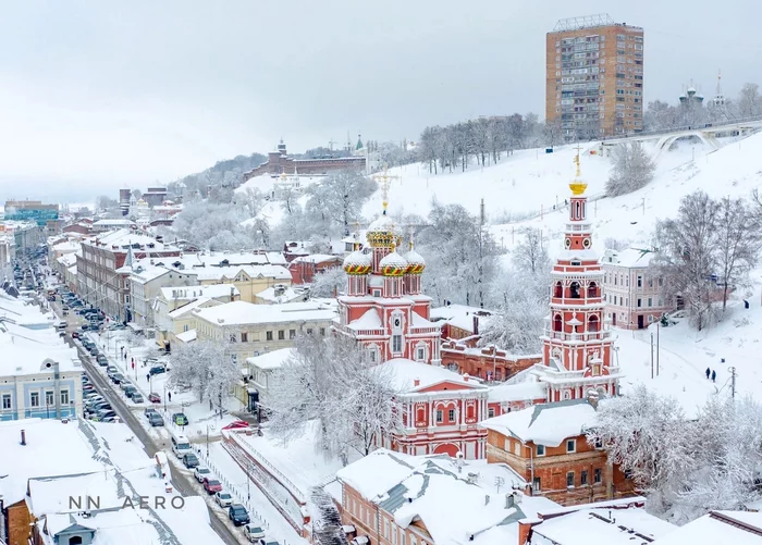 Зимний Нижний Новгород - Фотография, Нижний Новгород, Снег, Зима, Город, Церковь