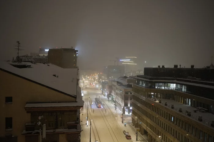 My Moscow - My, Moscow, Winter, Snow, View from the window, The photo, Sony alpha