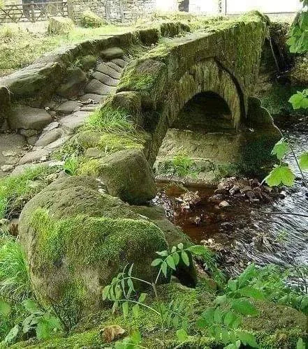 800 year old English bridge - Bridge, England, Middle Ages, A rock, The photo