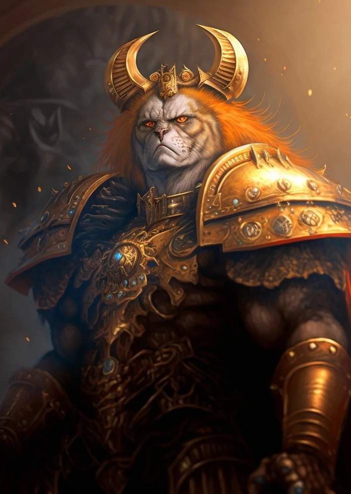 The neural network draws cats from Warhammer 40K - My, Warhammer 40k, Midjourney, Нейронные сети, Wh Art, Longpost