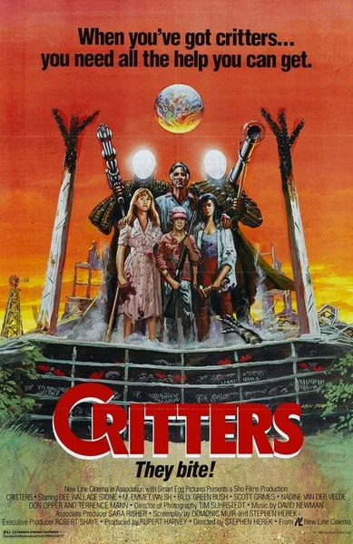 New sci-fi horror film released: Critters - Movies, Fantasy, Science fiction, Black humor, Trash, Боевики, Cannibal, Movie Posters, Invasion, Space, Space fiction, Classic