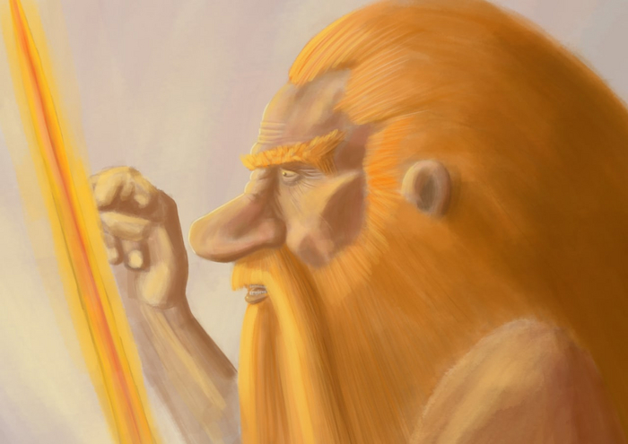 Рисунок дня: "Зачарованный клинок"