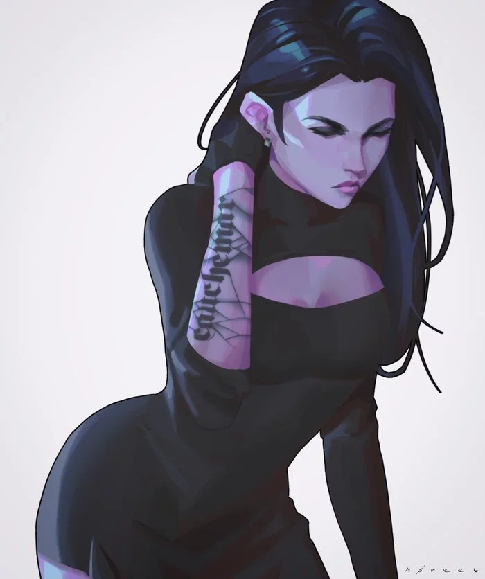 Amelie - Blizzard, Overwatch, Widowmaker, M0rket