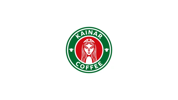 Kainar logo + merch, coffee labels - My, Design, Logo, Coffee, coffee house, Advertising, Merch, Longpost