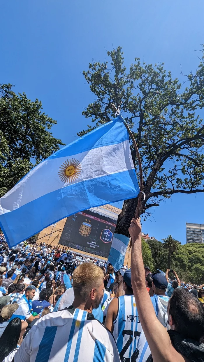 Fanzone in Buenos Aires - My, Soccer World Cup, Lionel Messi, Argentina, Buenos Aires